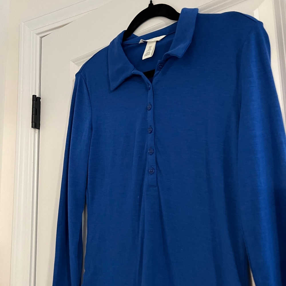 H&M Royal Blue Polo Shirt